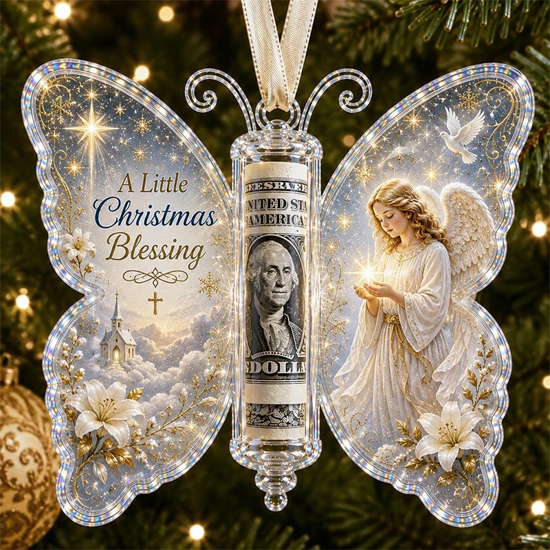Christmas cash ornament design