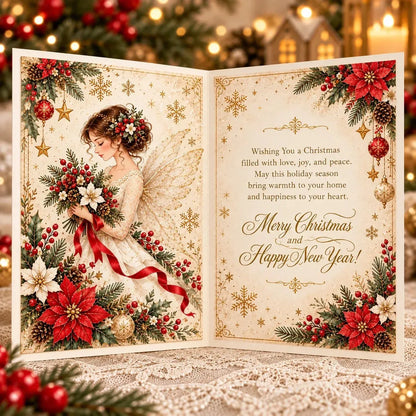 ⏳ Last Day 49% OFF – 👼🎄Christmas Angel Blessing Card – A Beautiful 3D Keepsake for Heartfelt Holiday Wishes