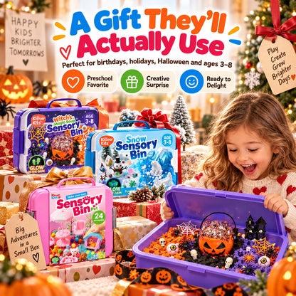 🚧🧸 Little Builder Sensory Adventure Box – Construction-Themed Hands-On Play Set