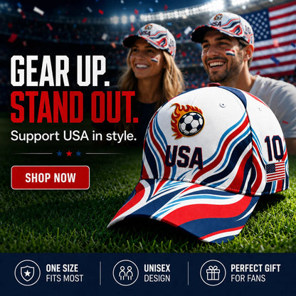 🔥LAST DAY 50% OFF - 🇺🇸 Unisex USA Football Lover Baseball Cap🧢