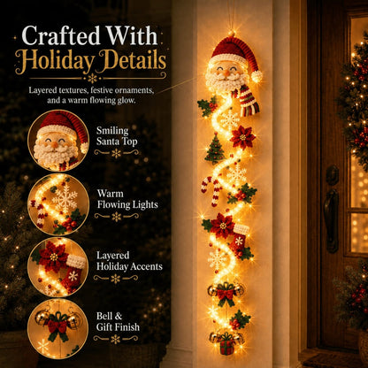 MerryCascade™ Glowing Christmas Door Hanger