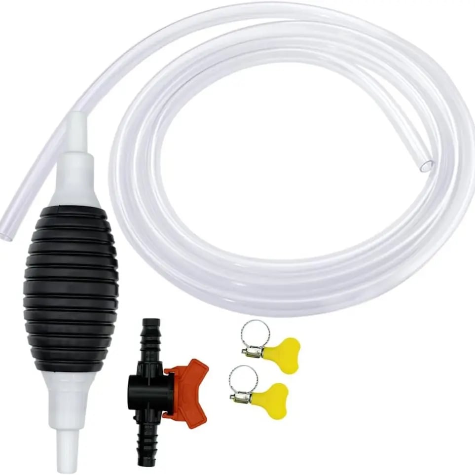 Multifunction Liquid Sucker Pump High Flow Manual Fuel Pump 9.8 Ft Hose