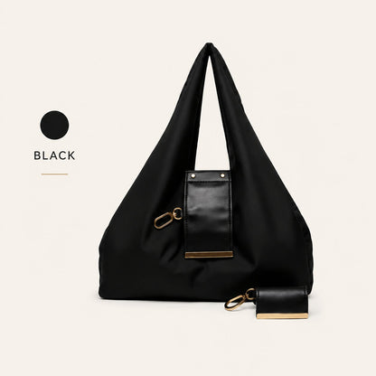 Varelli Charm Transformable Bag – Stylish Vegan Leather Tote & Keychain Charm