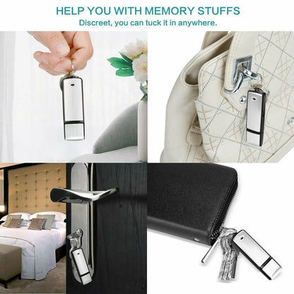 🎙️💾USB Flash Drive Voice Recorder 2-in-1 – Voice Activated, Smart Noise Reduction, Scheduled Recording,Auto File Save