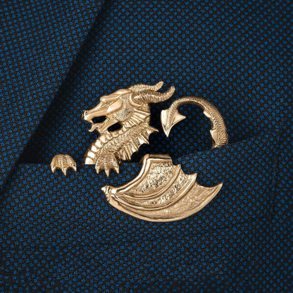 🦁✨ Luxury Sculpted Animal Brooch – Premium Statement Piece for Suits & Blazers