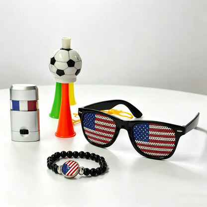 A limited-edition World Cup 4-in-1 Gift Box Set, featuring a complete collection of soccer cheering accessories—dedicated to fans worldwide.