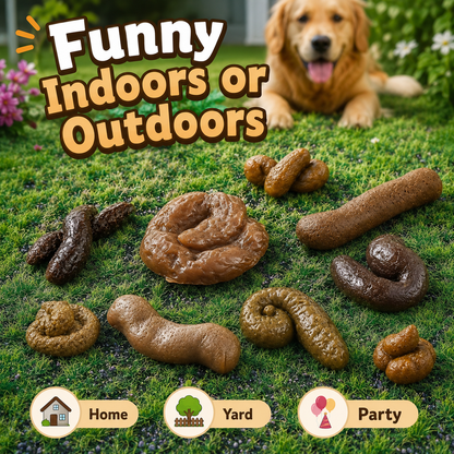 7-Piece Realistic Fake Poop Prank Set