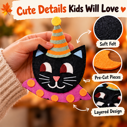 Halloween Garland Craft Kit – DIY Felt Decorations for Kids & Families