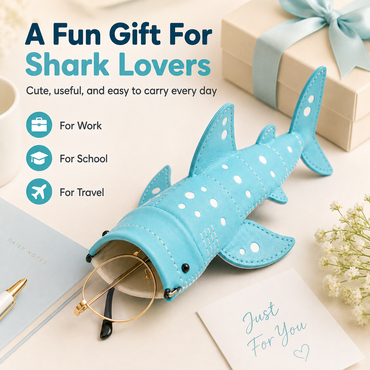 Fun shark lover gift