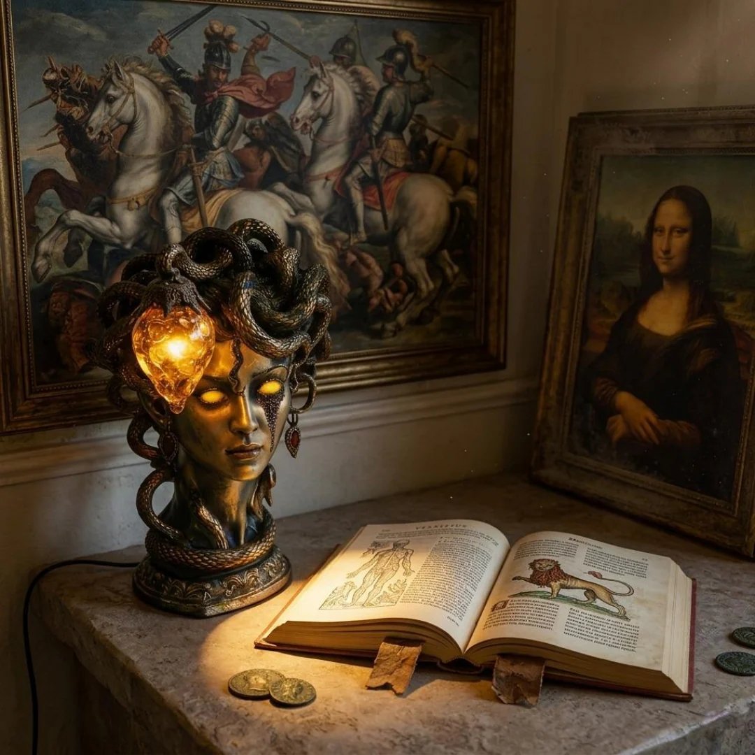 🐍 Gaze of Medusa Glow Lamp