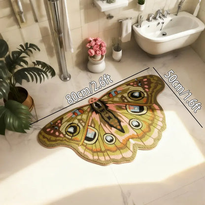 Vintage Colorful Butterfly Rug