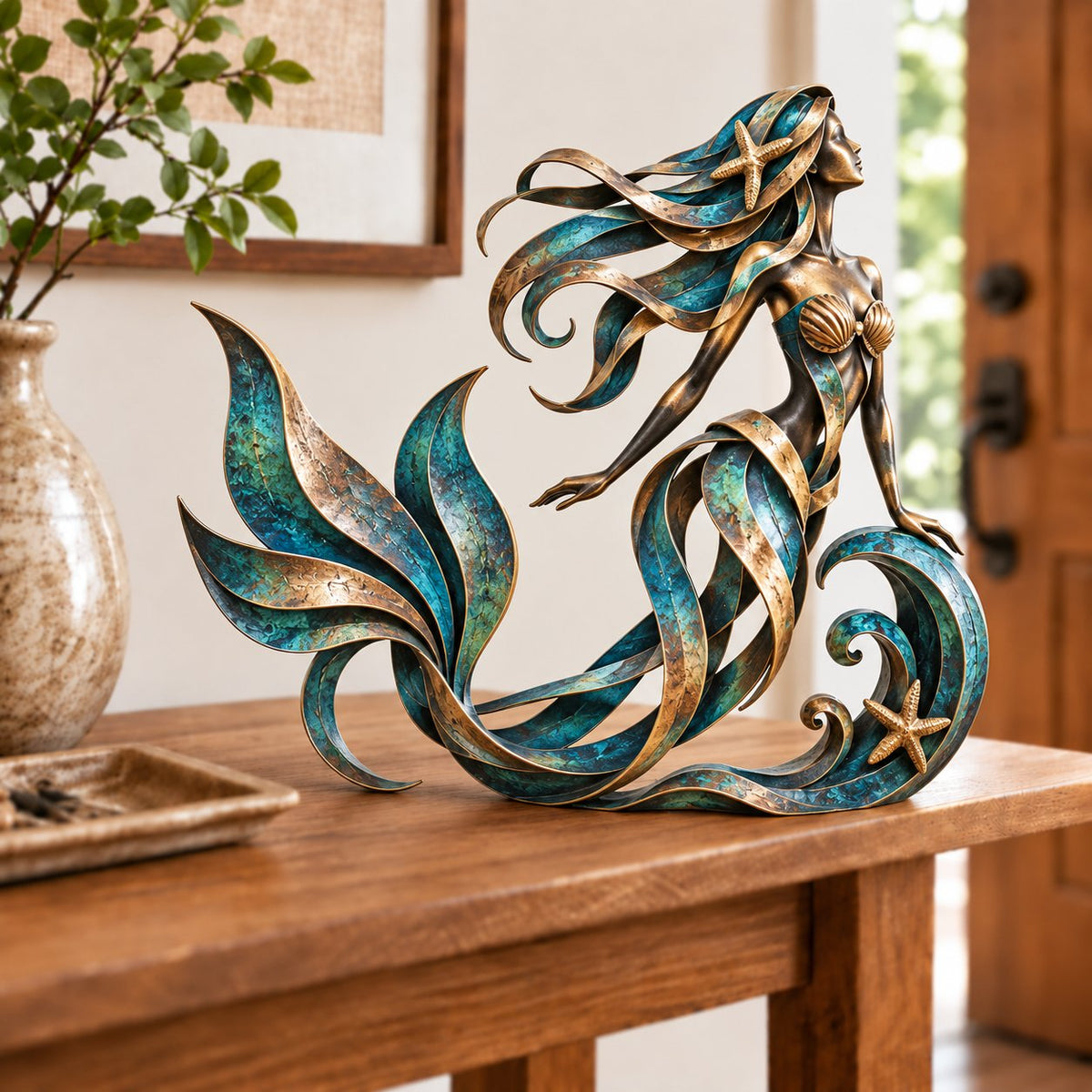 Ribbon Sculpture Decor
