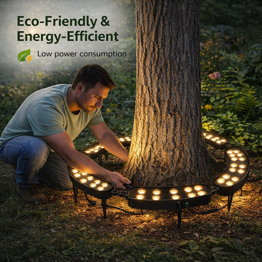 ✨ LED Ring Tree Light(Single piece) 🌳| Outdoor Waterproof Landscape Spotlight