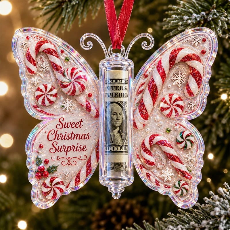 Christmas cash ornament design