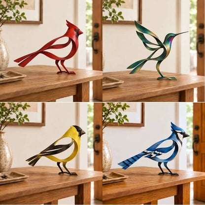 🕊️Elegant and minimalist metal bird sculpture -- Fleeting Moments of Lightness in the Natural World！
