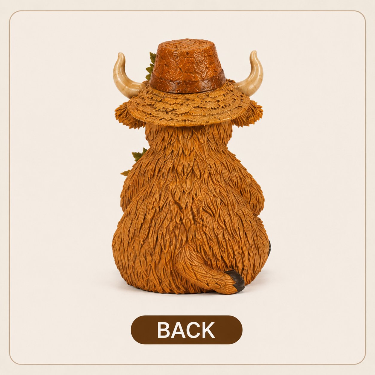 🐮🎃Solar Highland Cow Pumpkin Light