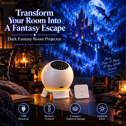🐉🏰 Dragon Realm Immersive Projector – Transform Your Room into Castles, Enchanted Forests & Frozen Worlds ✨