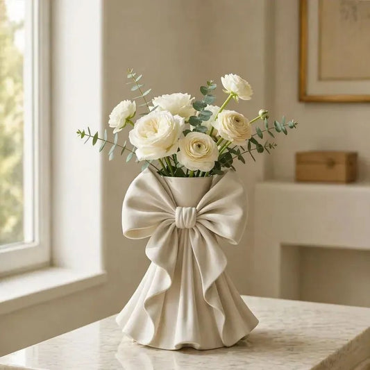 🎀Decorative Bow Vase – A Touch of Elegance for Every Corner of Your Home🏡
