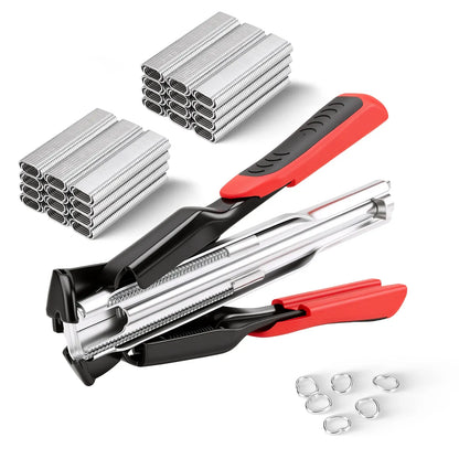 🔧⚡ Rapid-Feed C-Clip Fastening Pliers – One-Hand Auto-Feed Tool for Fences, Cages & Repairs