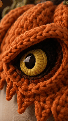 ? LAST DAY 49% OFF – ? Halloween Monster Hood DIY Crochet Kit | Premium Soft Yarn Materials with Step-by-Step Guide DIY Handmade Wearable Character Hood ??✨