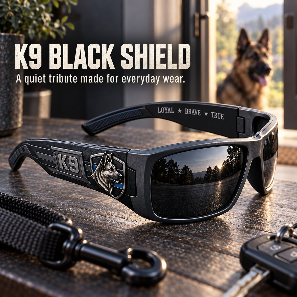 🐕‍🦺 K9 Guardian Sunglasses | Rugged K9-Inspired Design with Working-Dog Details & Bold Everyday Style