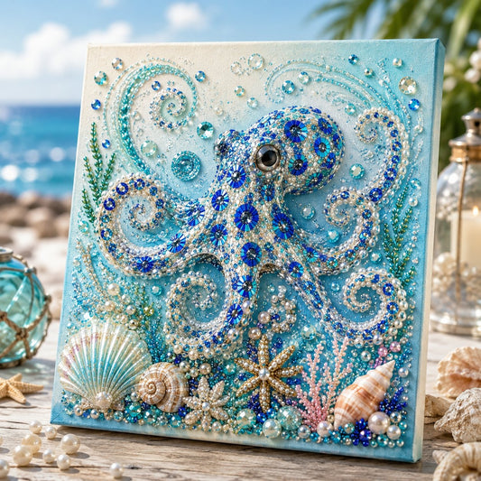 🐙💎 Ocean Theme Pearl Art DIY Kit- BUY 2 FREE SHIPPING