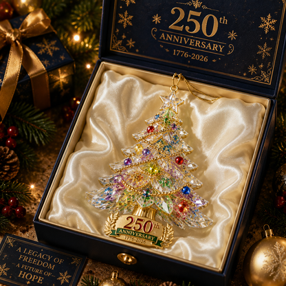 250th Anniversary Crystal Christmas Tree
