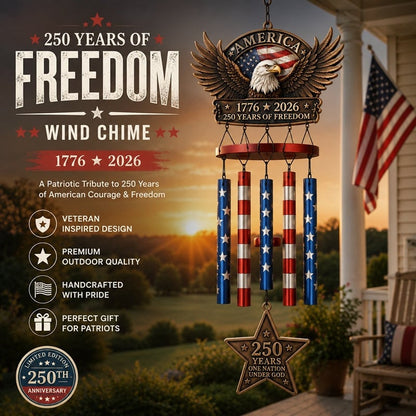 💥Flash Sale - Up To 49% Off ⏰ - 250 Years of FreedomTM Commemorate Wind Chime
