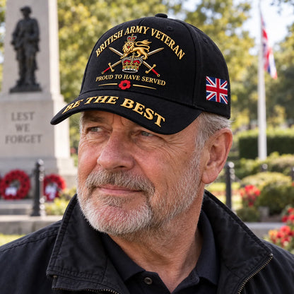 🎖️🇬🇧 Proud to Have Served Veteran Cap – A Timeless Tribute to British Military Service