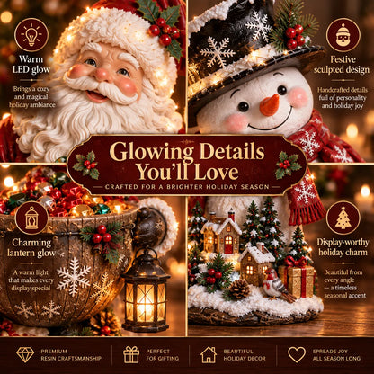 Lighted Christmas Candy Bowl Collection – 5 Festive Holiday Designs