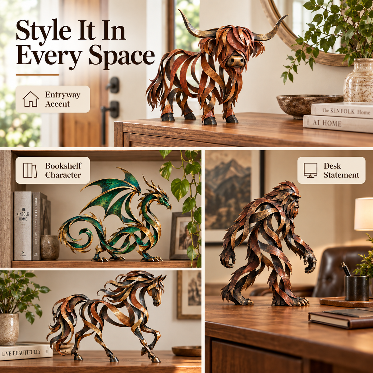 🔥Ribbon Sculpture Decor