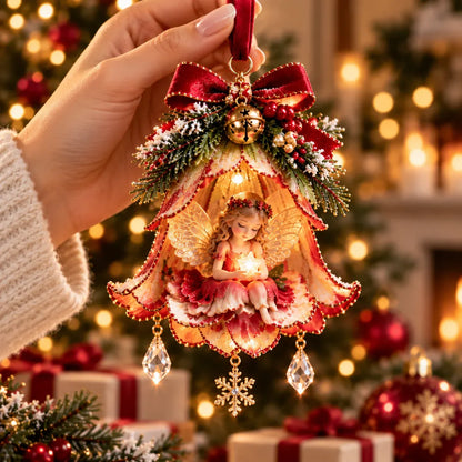 🧚✨ Glowing Fairy Blossom Bell Ornaments – 7 Magical Floral Christmas Designs
