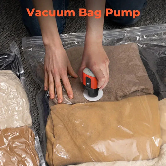 Portable Mini Air Pump — 3-in-1 Electric Inflator/Deflator with LED Light, Ideal for Camping, Pool Floats, and Travel