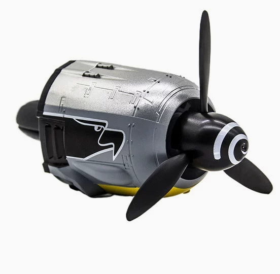 Vintage Aircraft Propeller Car Air Freshener – Airflow-Powered Aromatherapy Ornament