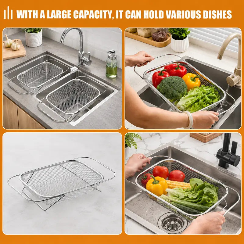 🔥50% OFF TODAY💦 Expandable Over-the-Sink Strainer Basket
