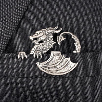 🦁✨ Luxury Sculpted Animal Brooch – Premium Statement Piece for Suits & Blazers