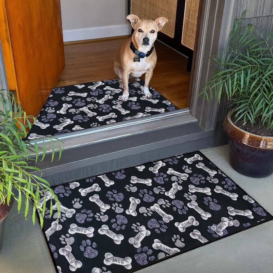 Puppy Paw Washable Runner Rug - Non-Slip & Pet-Friendly