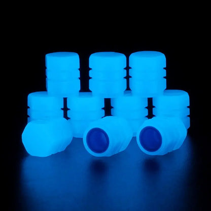 🚗🌙4PCS Luminous Tire Valve Stem Caps
