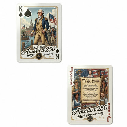250th Anniversary Playing Cards