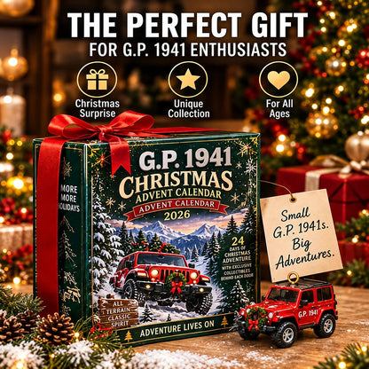 🚙❄️ 85 Years of Off-Road Legacy™ – 24-Day Snow Adventure Christmas Countdown Collection