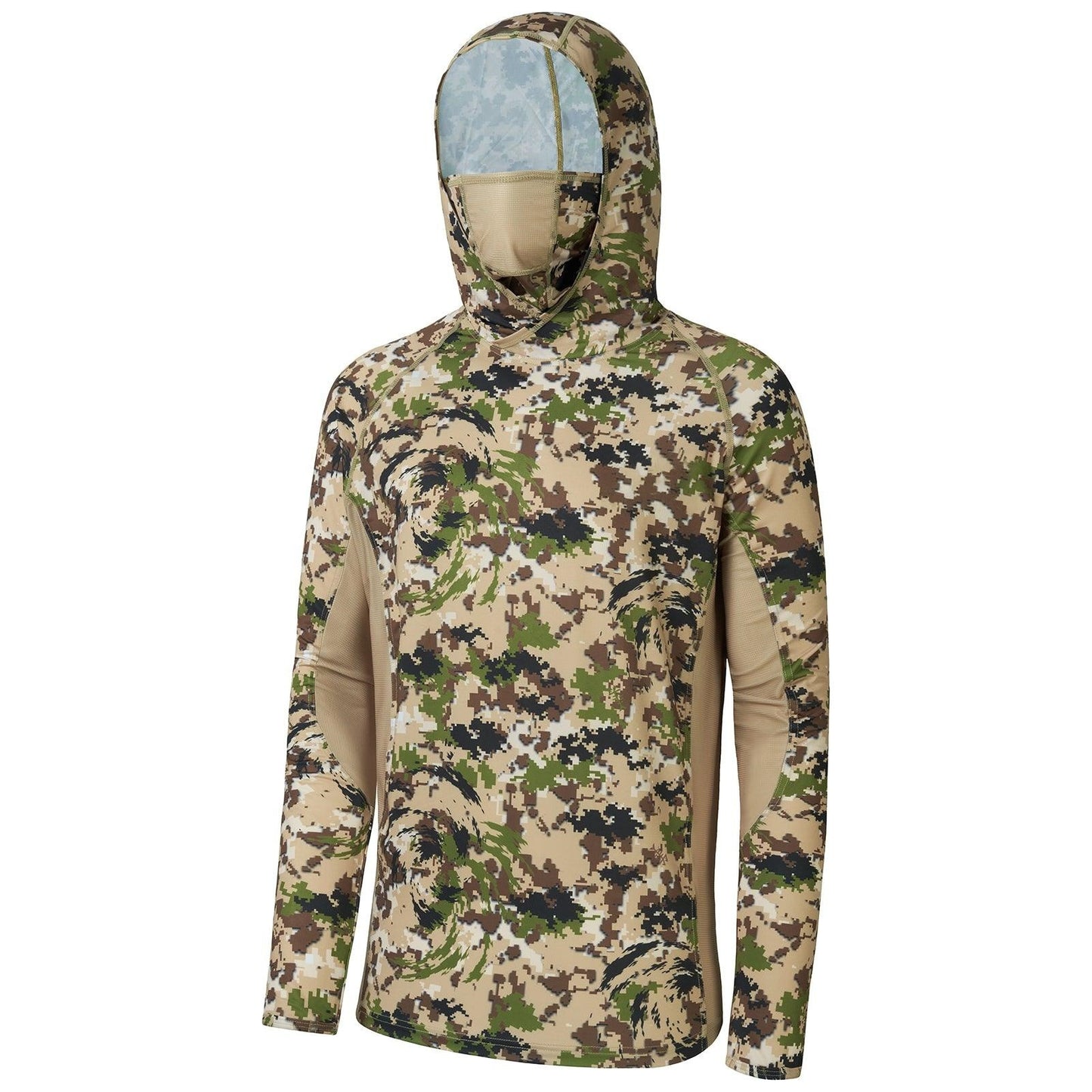 🔥55% OFF Today  Men’s UPF 50+ Hoodie Shirts with Mask