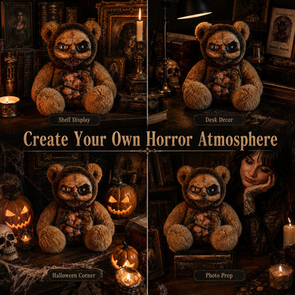 🧸🩸 Custom Horror Bear Plush – Creepy Cute Scary Teddy Bear Collectible