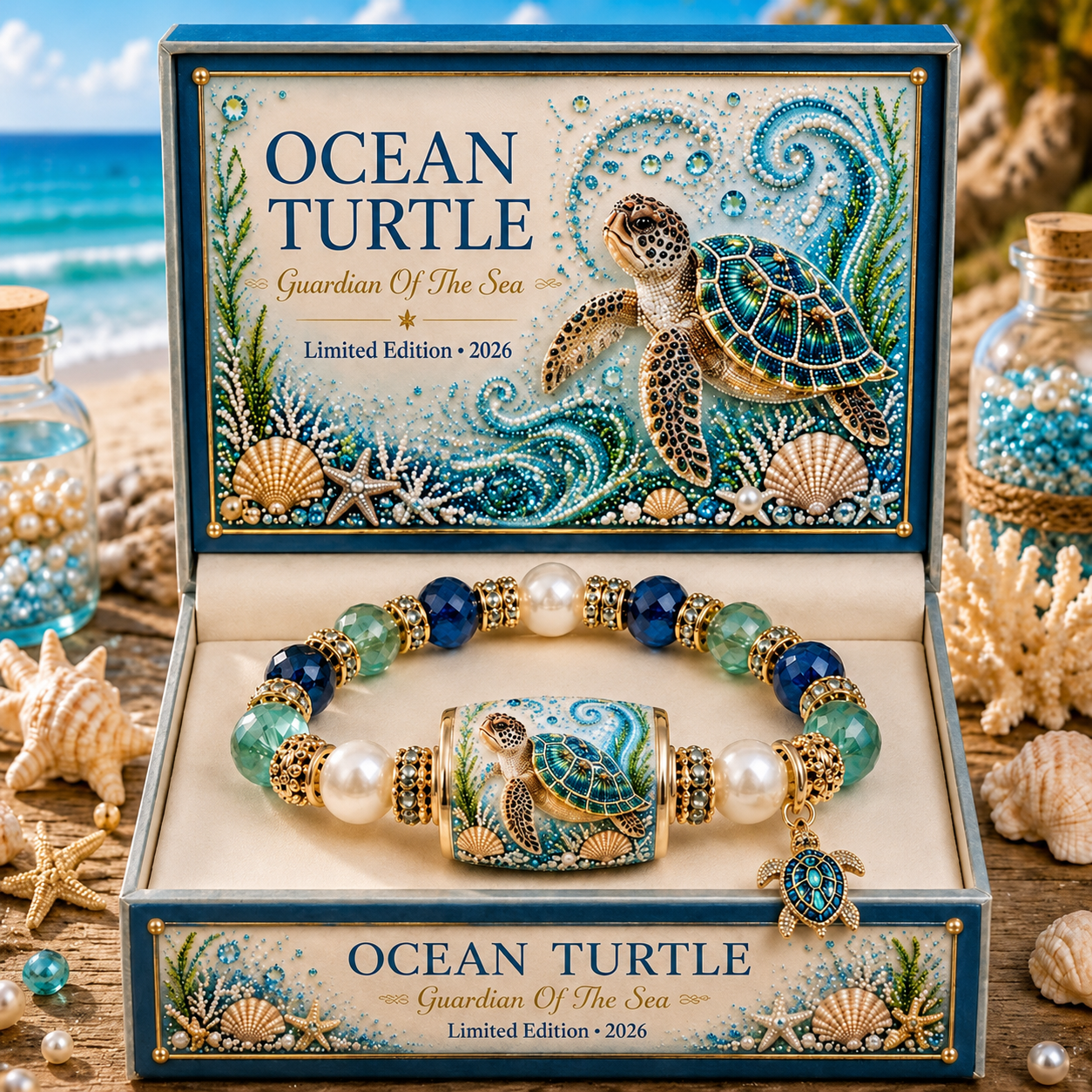 🌊🐙 Ocean Guardians Keepsake Bracelet – Carry the Spirit of the Sea