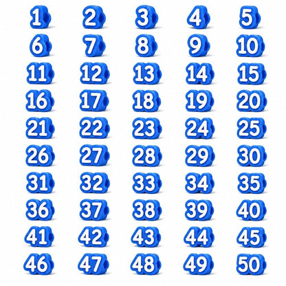 🎁Last Day 50% OFF - 📚✨ Colorful Numbered Pencil Caps for Kids
