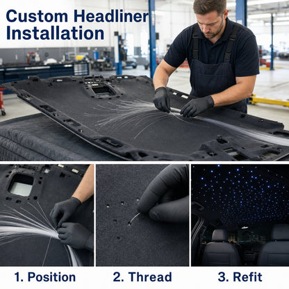 🌌 Multicolor Car Starlight Headliner Kit