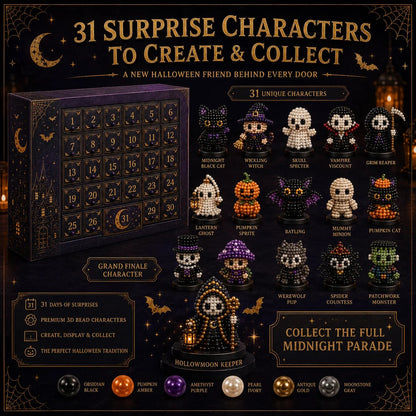 🔥🎃 Hollowmoon 31-Night Jewel-Bead Countdown Calendar