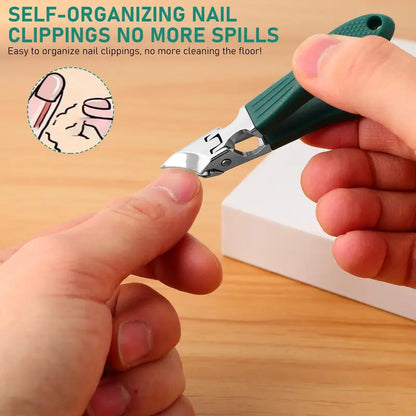 Eagle Beak Beveled Nail Clippers | Arthritis-Friendly & Thick Nail Relief 🦅