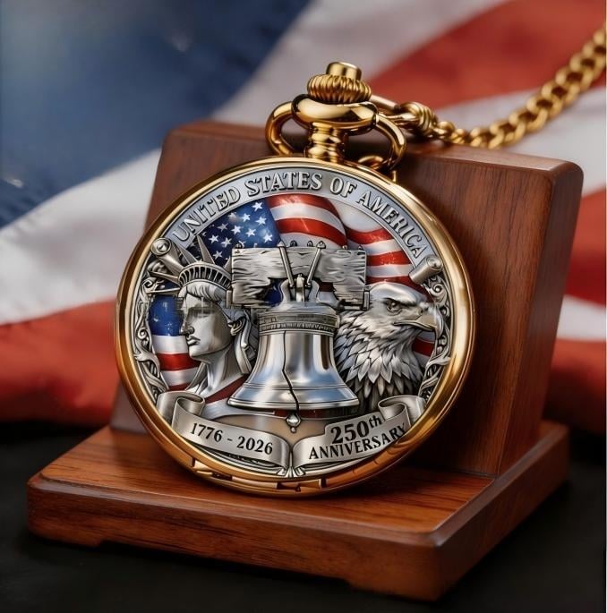 ⏳ ONLY 72 HOURS LEFT: USA 250TH POCKET WATCH — $25.99 ⏳