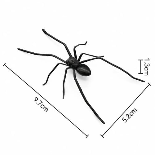 Magnetic Spider Car Decorations & Removable Prank Stickers