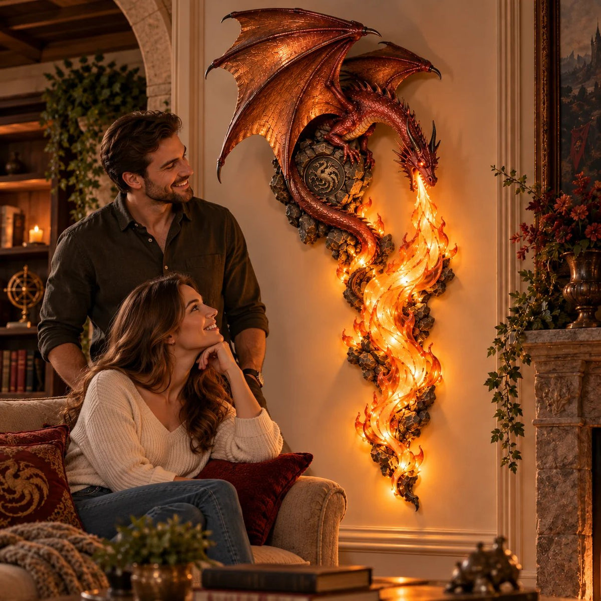 🐉 Dragonfire Guardian™ Wall Sconce – A Legendary Flame Awakens On Your Wall 🔥